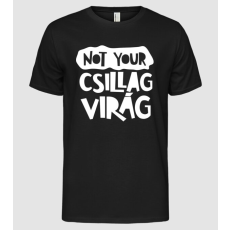 Pólómánia not your csillagvirág - Férfi Alap póló