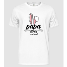 Pólómánia Nyuszicsalád papa - Férfi Alap póló