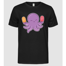 Pólómánia Octopus Jégkrém Polip - Férfi Alap póló