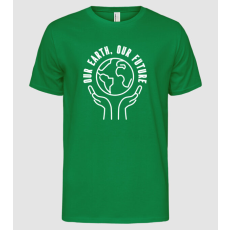 Pólómánia Our earth Our Future - Föld napja - Férfi Alap póló