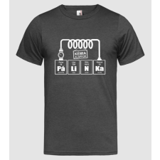 Pólómánia Pálinka kémia - Férfi Heather Póló férfi póló