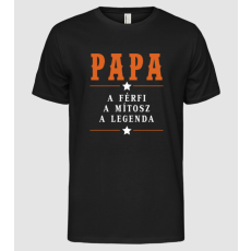 Pólómánia Papa a legenda - Férfi Alap póló