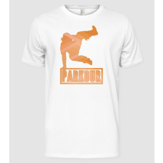 Pólómánia Parkour feliratos póló - Férfi Alap póló