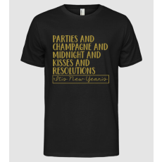 Pólómánia Parties champagne - Férfi Alap póló