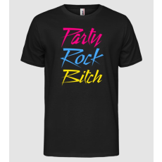 Pólómánia Party Rock Bitch - Férfi Alap Póló