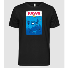 Pólómánia Paws Macska támadásban - Férfi Alap póló