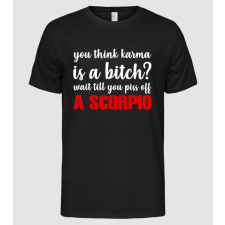 Pólómánia Piss of a SCORPIO - Férfi Alap póló férfi póló