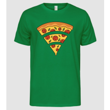 Pólómánia Pizza Szelet Wifi - Férfi Alap póló férfi póló