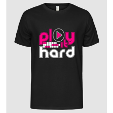 Pólómánia Play It Hard - Férfi Alap póló