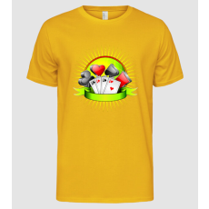 Pólómánia Póker Party - Férfi Alap póló