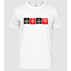 Pólómánia poker symbols - Férfi Alap póló