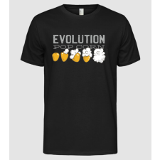 Pólómánia Popcorn Evolúció - Férfi Alap póló férfi póló