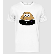 Pólómánia POU_oltony_lila - Férfi Alap póló férfi póló