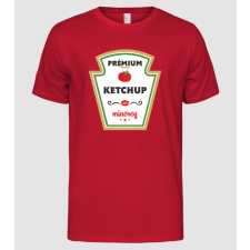 Pólómánia Premium ketchup - Férfi Alap póló férfi póló