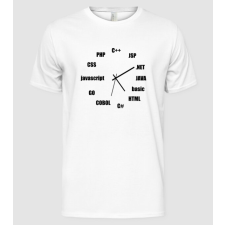 Pólómánia Programmer clock - Férfi Alap póló férfi póló