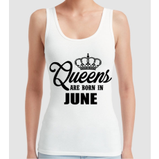 Pólómánia Queens are born in - June - Női Trikó