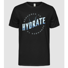 Pólómánia Remember to Hydrate - Férfi Alap póló férfi póló