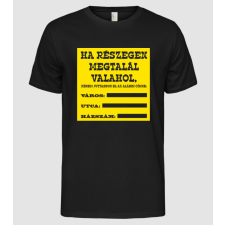 Pólómánia Részeg - Férfi Alap póló férfi póló