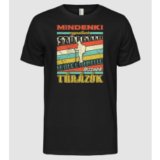 Pólómánia Retro mindenki egyenlő túrázó   - Férfi Alap póló
