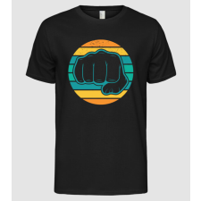 Pólómánia Retró Ököl - Férfi Alap póló férfi póló