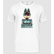 Pólómánia Robocat - Robotcica - Férfi Alap póló