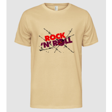 Pólómánia Rock-N-Roll-Wallpaper - Férfi Alap póló férfi póló