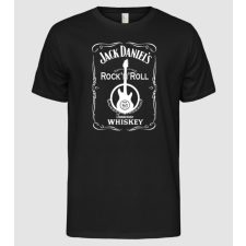 Pólómánia Rock'n'Roll whiskey - Férfi Alap póló férfi póló
