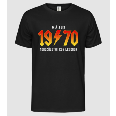 Pólómánia Rock születésnap 1970 MÁJUS - Férfi Alap póló