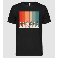 Pólómánia Sakk Retro - Férfi Alap póló