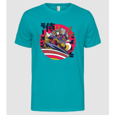 Pólómánia Samurai Ramen Surf - Férfi Alap póló