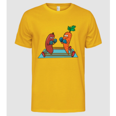 Pólómánia sausage_vs_carrot - Férfi Alap póló