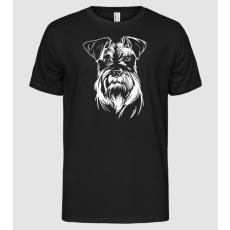 Pólómánia Schnauzer fej - Férfi Alap póló