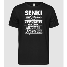Pólómánia Senki sem tökéletes Bolognese - Férfi Alap póló