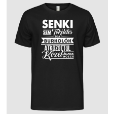 Pólómánia Senki sem tökéletes...burkolók - Férfi Alap póló férfi póló