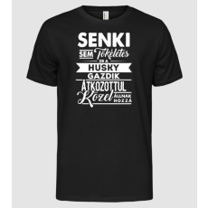 Pólómánia Senki sem tökéletes Husky - Férfi Alap póló