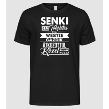 Pólómánia Senki sem tökéletes Westie - Férfi Alap póló férfi póló