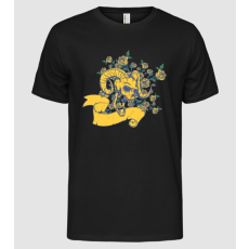 Pólómánia Skull with Roses - Férfi Alap póló
