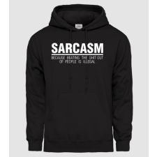 Pólómánia slo_sarcasm_3798_1 - Férfi Kapucnis Pulcsi férfi póló
