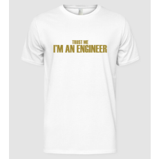 Pólómánia slo_trustme_engineer - Férfi Alap póló