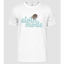 Pólómánia Sloth mode - Férfi Alap póló férfi póló