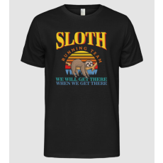 Pólómánia SLOTH running team - Férfi Alap póló