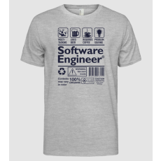 Pólómánia Software Engineer - Férfi Alap póló