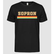 Pólómánia SOPRON csíkok - Férfi Alap póló