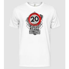 Pólómánia Speedlimit 20 éves fehérre - Férfi Alap póló férfi póló
