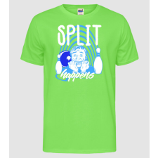 Pólómánia Split Happens - Férfi Neon Póló férfi póló