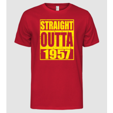 Pólómánia Straight Outta - 1957 - Férfi Alap póló