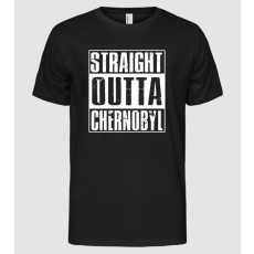 Pólómánia Straight outta Chernobyl - Férfi Alap póló