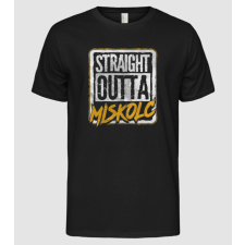 Pólómánia Straight Outta Miskolc - Férfi Alap póló férfi póló