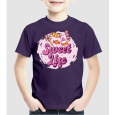 Pólómánia Sweet Life - Édes Élet - Uniszex Gyerek Póló
