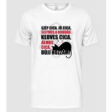 Pólómánia szép cica, jó cica színes - Férfi Alap póló férfi póló